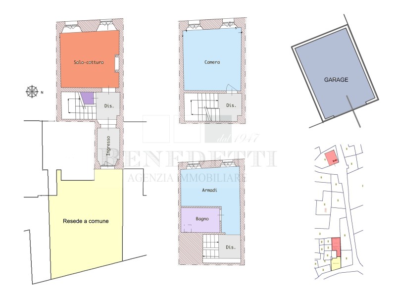 planimetria - Terratetto in vendita a Pietrasanta