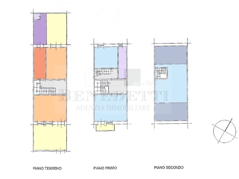planimetria - Terratetto in vendita a Viareggio