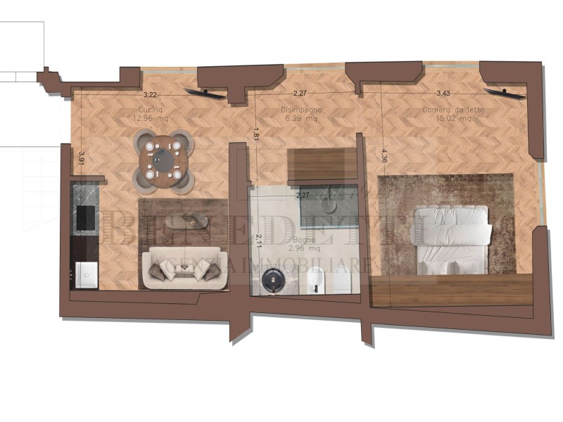 planimetria - Appartamento in vendita a Pietrasanta