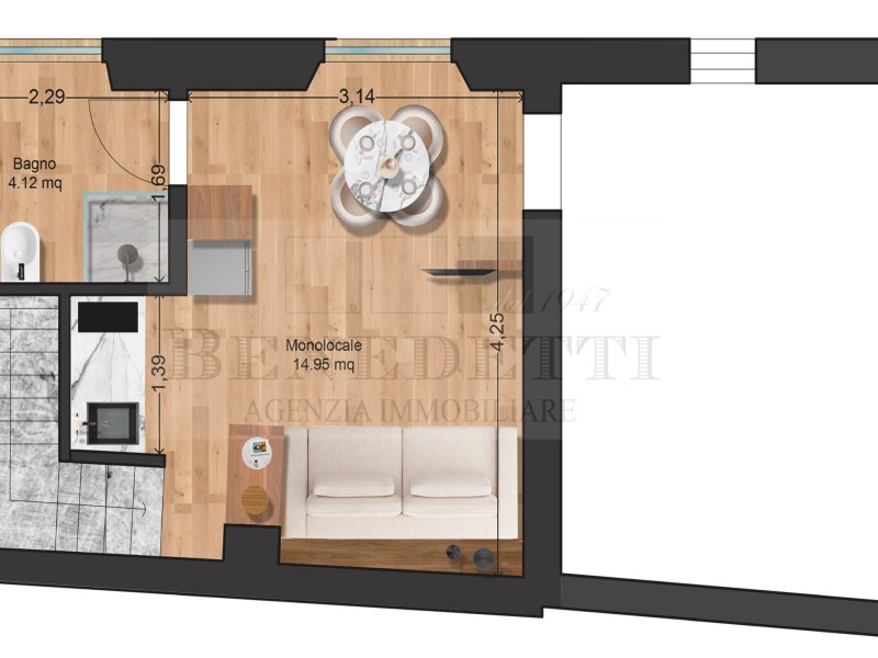 planimetria - Appartamento in vendita a Pietrasanta