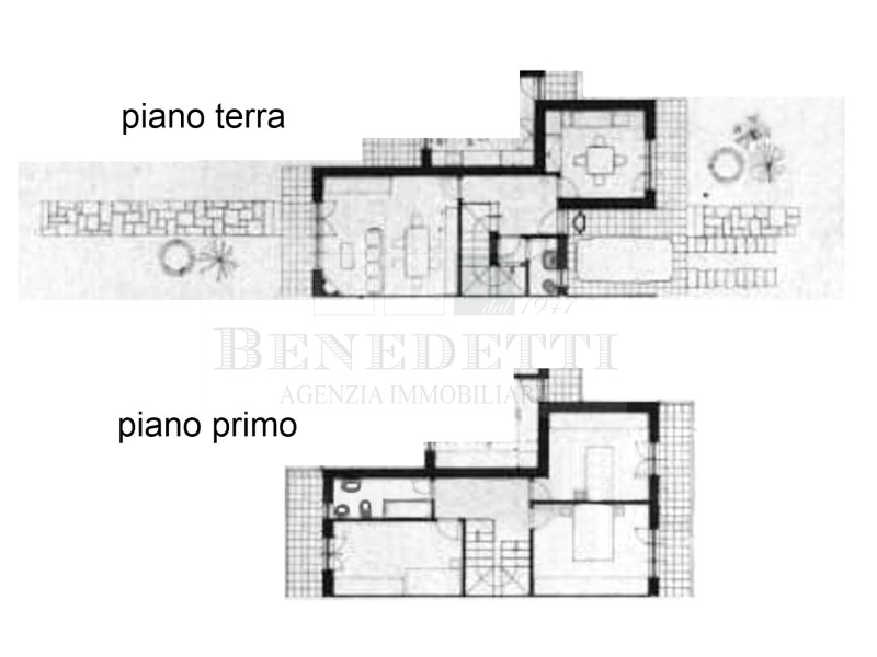 planimetria - Terratetto in vendita a Pietrasanta