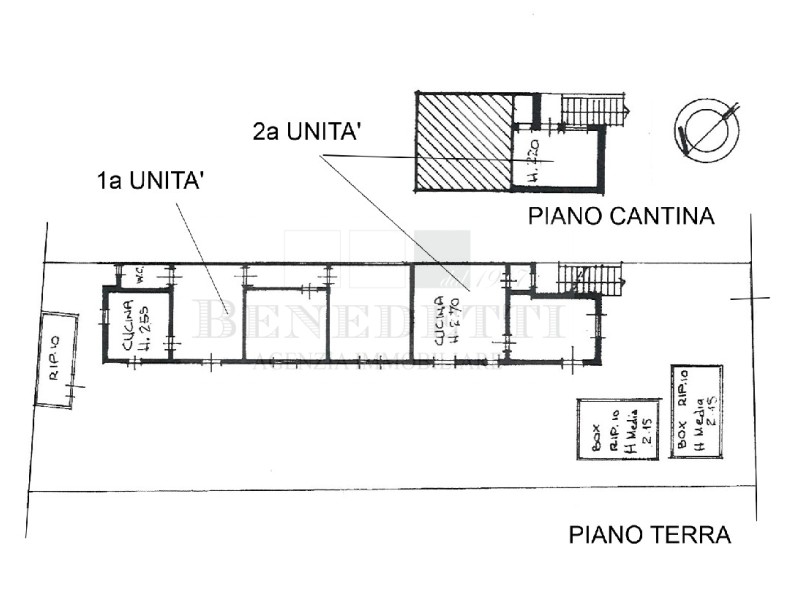 planimetria - Terratetto in vendita a Pietrasanta
