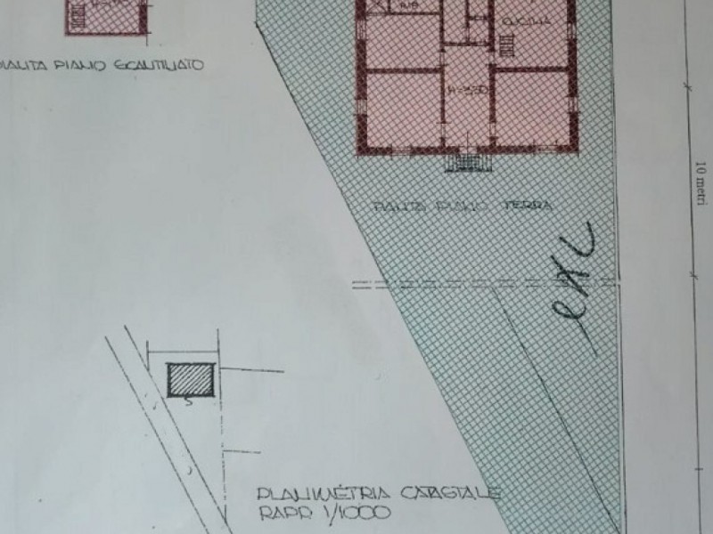 planimetria - Villa singola in vendita a Pietrasanta
