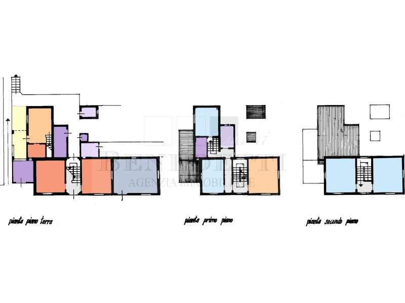 planimetria - Villetta a schiera in vendita a Pietrasanta