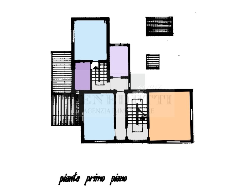 planimetria - Villetta a schiera in vendita a Pietrasanta