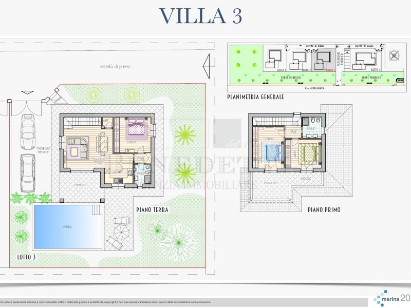 planimetria - Villetta a schiera in vendita a Pietrasanta