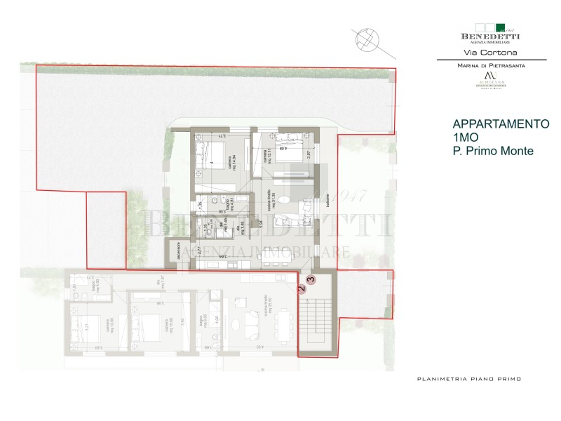 planimetria - Appartamento in vendita a Pietrasanta