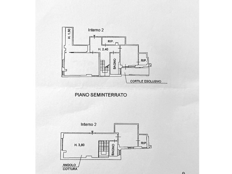 planimetria - Appartamento in vendita a Viareggio