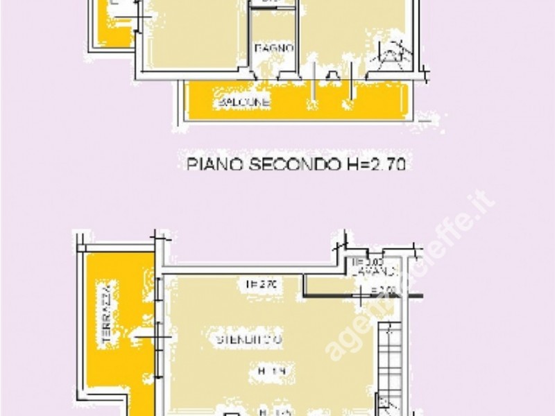 planimetria - Appartamento in vendita a Massa