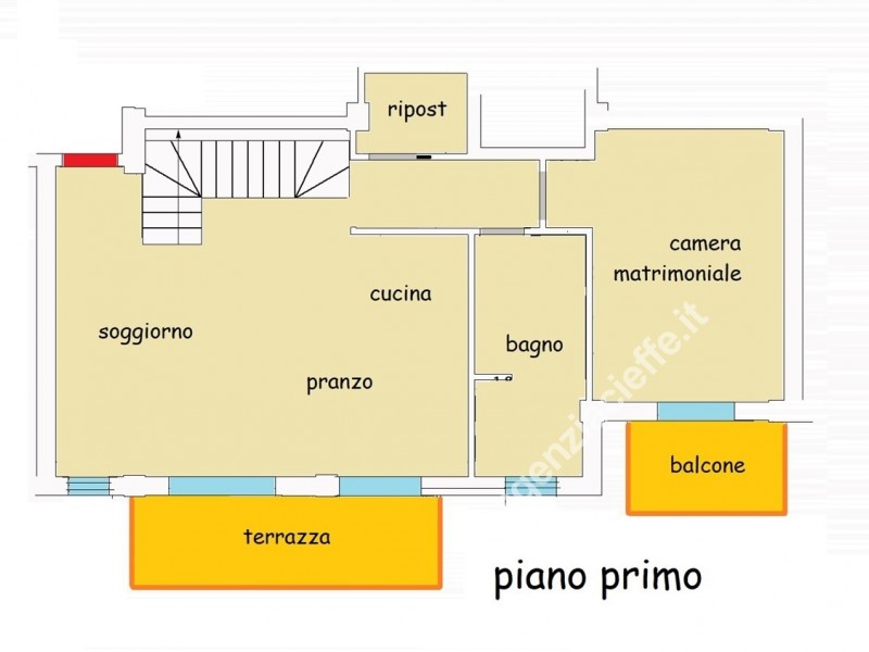 planimetria - Appartamento in vendita a Massa