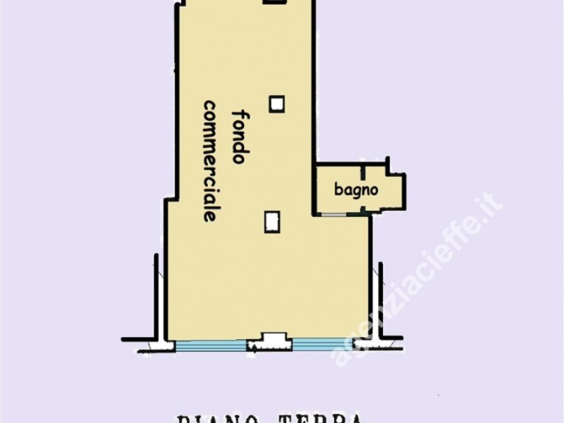 planimetria - Fondo Commerciale in vendita a Massa