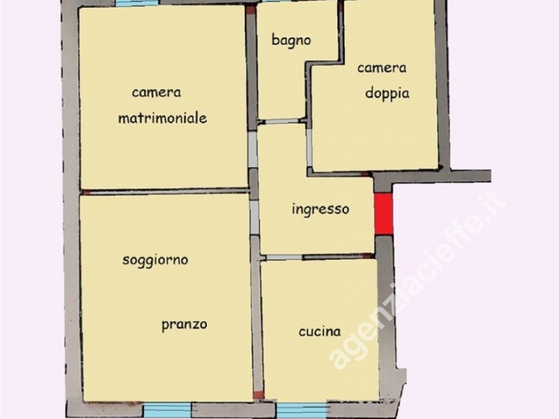 planimetria - Appartamento in vendita a Massa