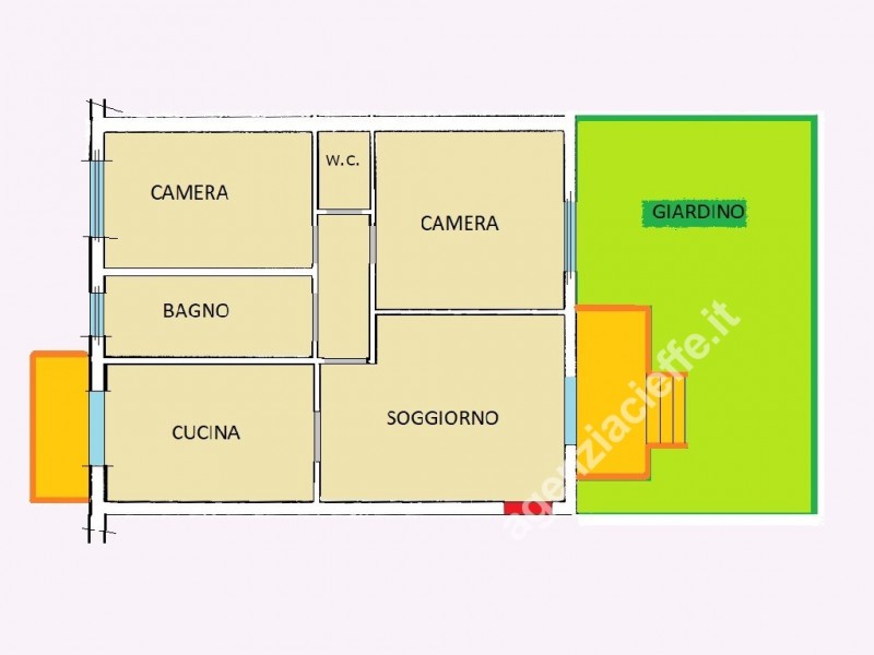 planimetria - Appartamento in vendita a Massa