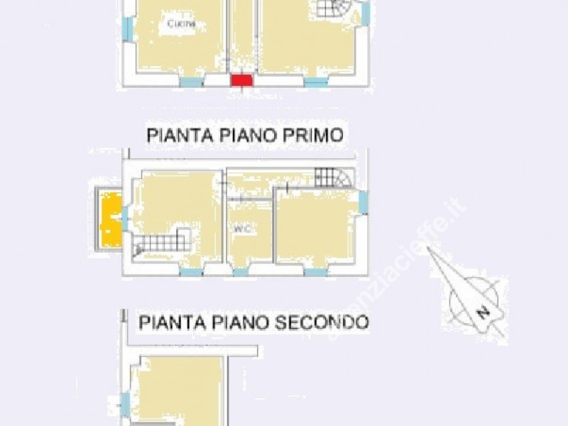 planimetria - Villetta a schiera in vendita a Massa