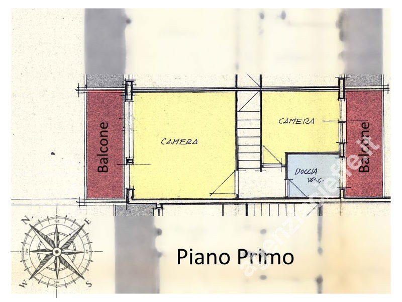 planimetria - Villetta a schiera in vendita a Massa