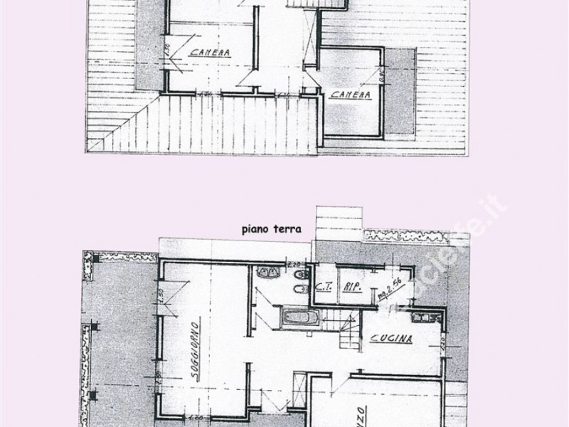 planimetria - Villa singola in vendita a Massa