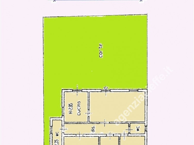 planimetria - Villa singola in vendita a Massa