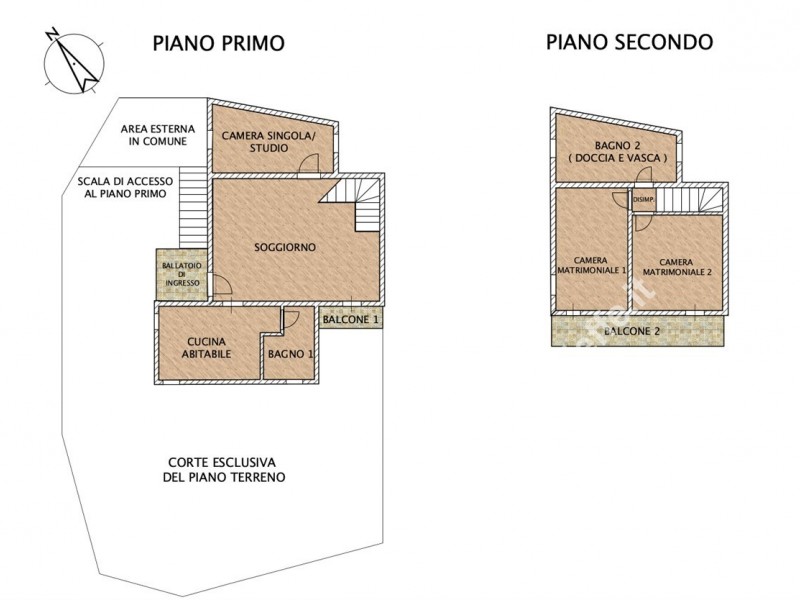 planimetria - Appartamento in vendita a Massa