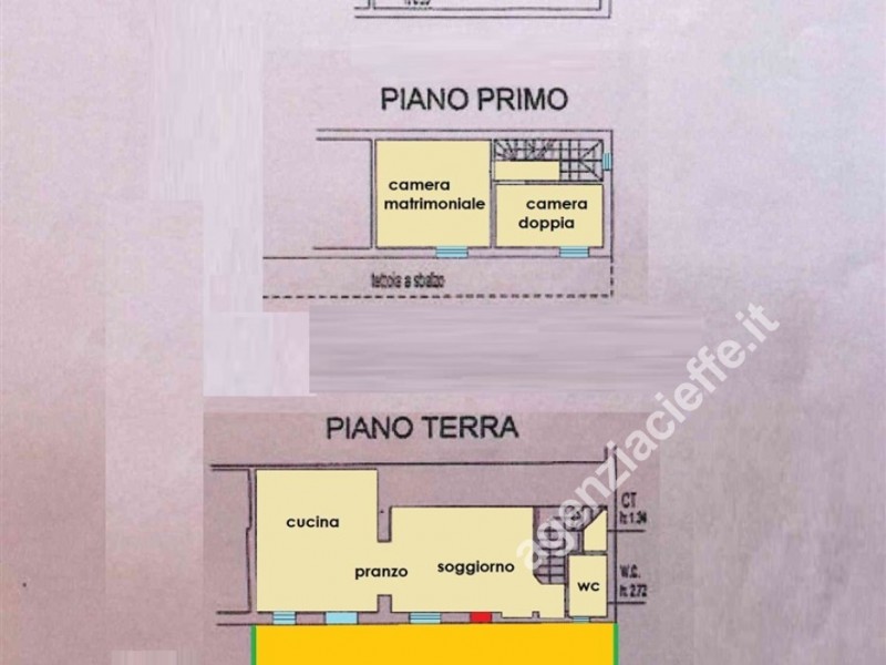 planimetria - Villetta a schiera in vendita a Forte dei Marmi