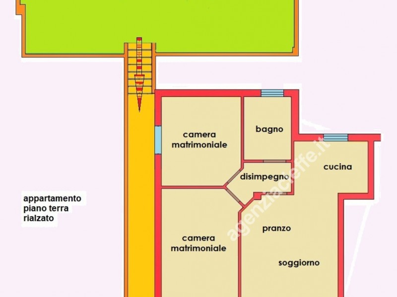 planimetria - Appartamento in vendita a Massa