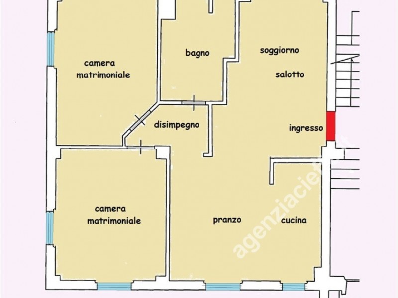 planimetria - Appartamento in vendita a Massa