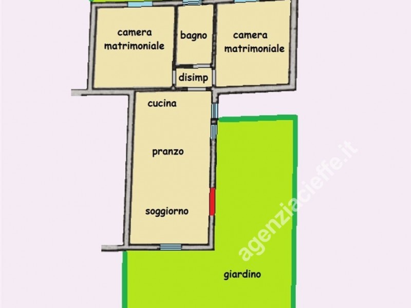 planimetria - Appartamento in vendita a Massa
