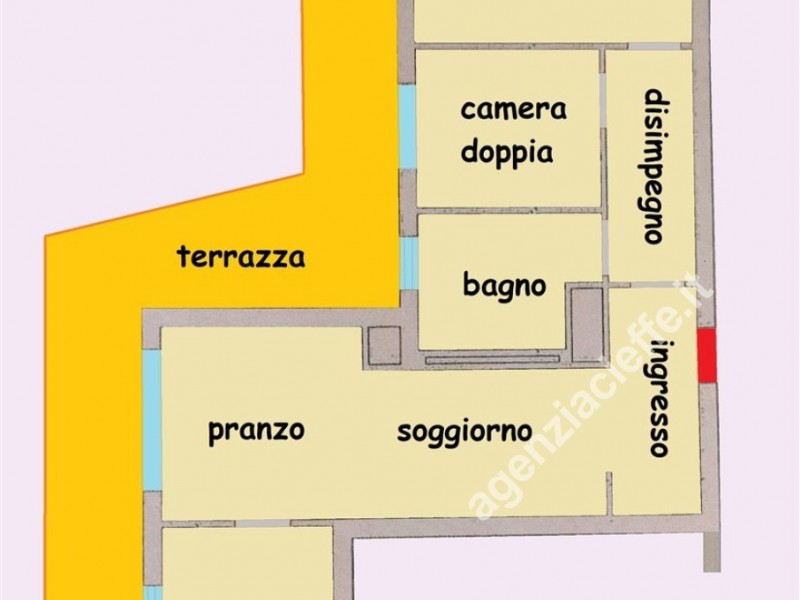 planimetria - Appartamento in vendita a Massa