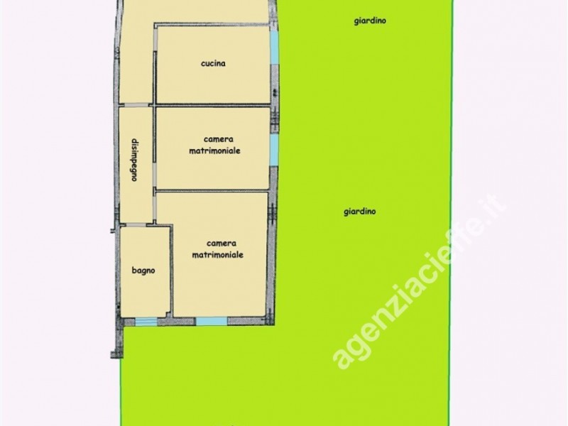 planimetria - Appartamento in vendita a Massa