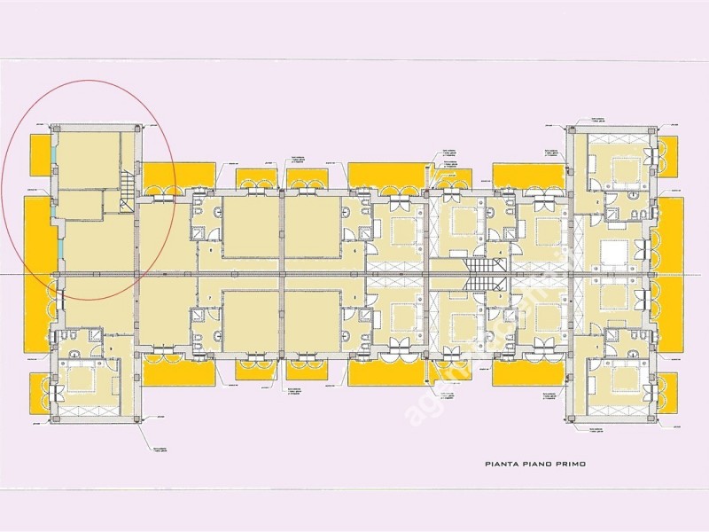 planimetria - Villetta a schiera in vendita a Montignoso