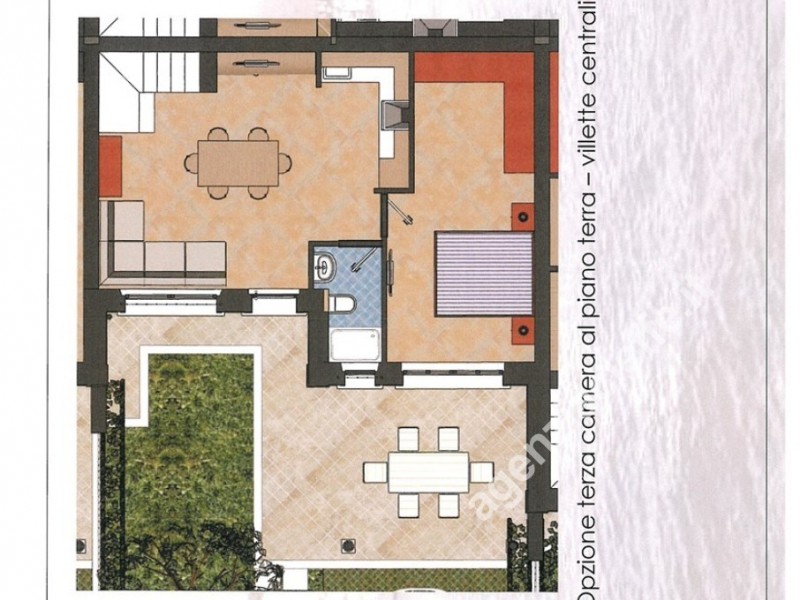 planimetria - Villetta a schiera in vendita a Montignoso