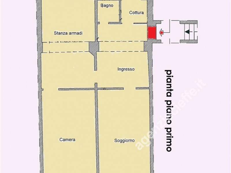 planimetria - Appartamento in vendita a Massa