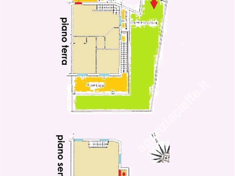 planimetria - Appartamento in vendita a Massa