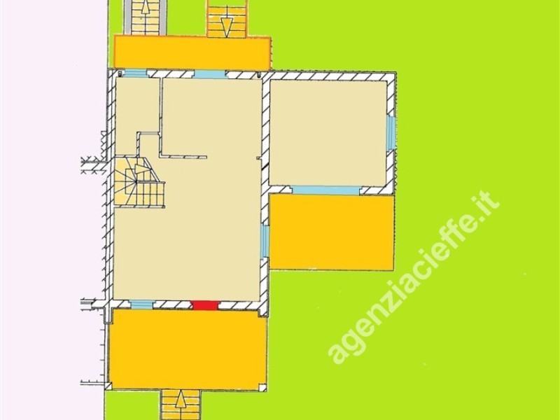 planimetria - Bifamiliare in vendita a Montignoso