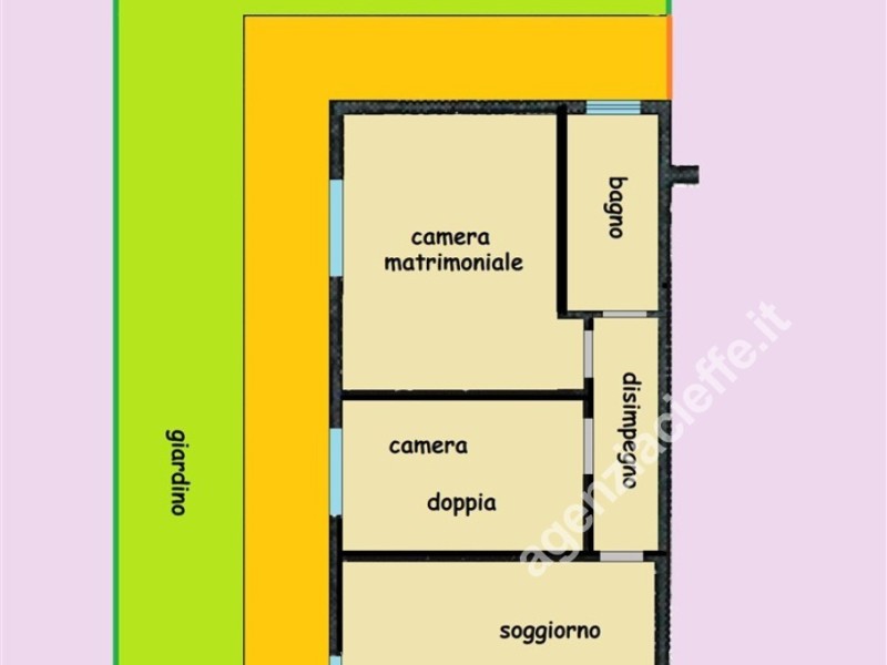planimetria - Appartamento in vendita a Massa