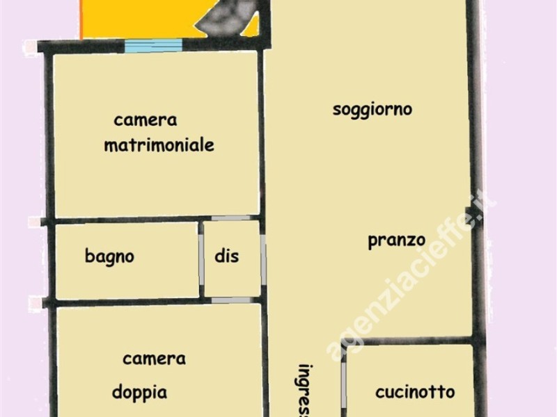 planimetria - Appartamento in vendita a Massa