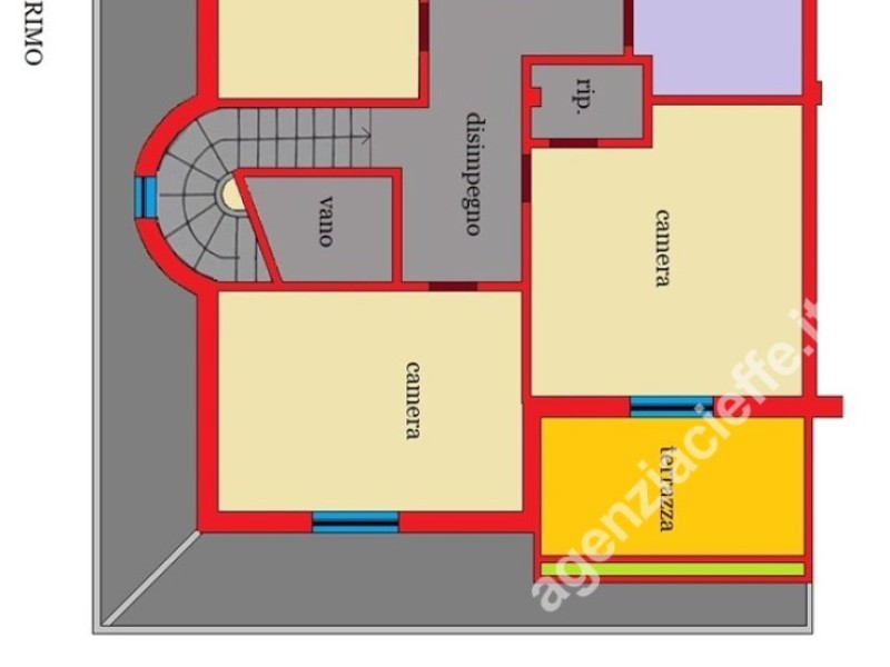 planimetria - Bifamiliare in vendita a Massa