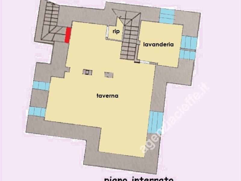 planimetria - Villa singola in vendita a Massa