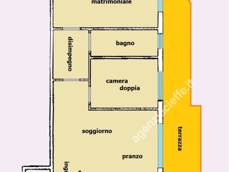 planimetria - Appartamento in vendita a Massa