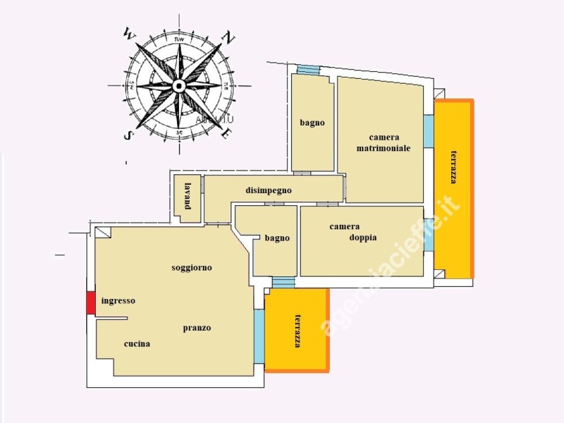 planimetria - Appartamento in vendita a Massa