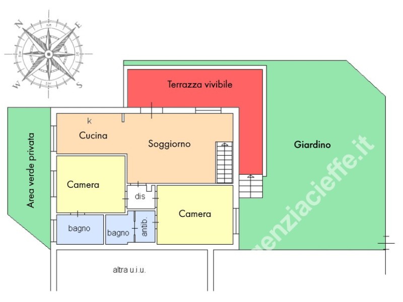 planimetria - Appartamento in vendita a Massa