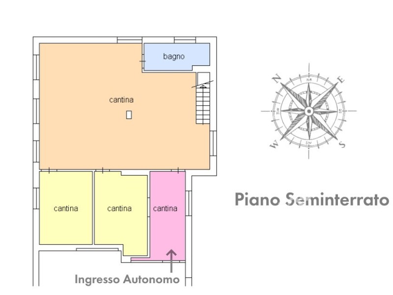 planimetria - Appartamento in vendita a Massa