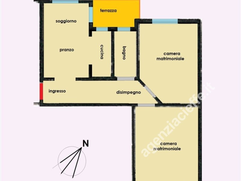 planimetria - Appartamento in vendita a Massa