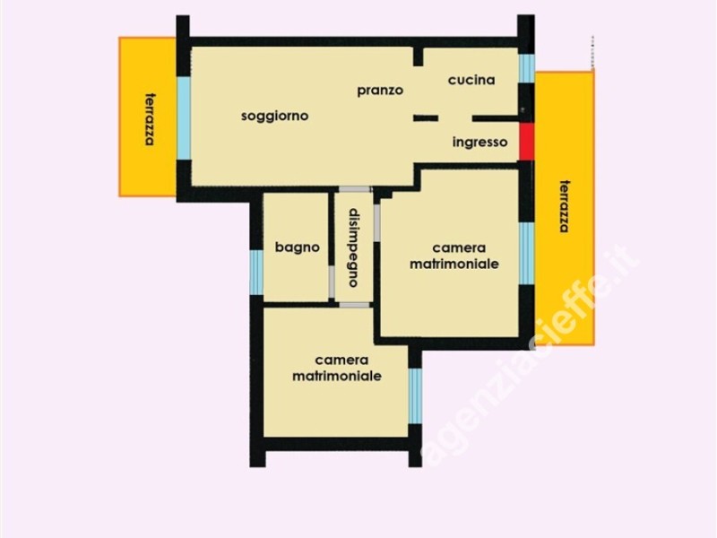 planimetria - Appartamento in vendita a Massa