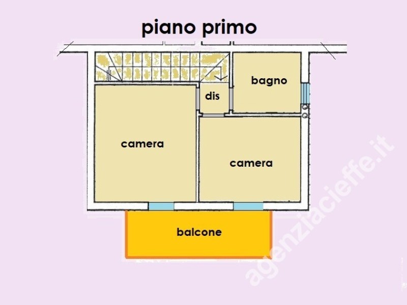planimetria - Villetta a schiera in vendita a Massa