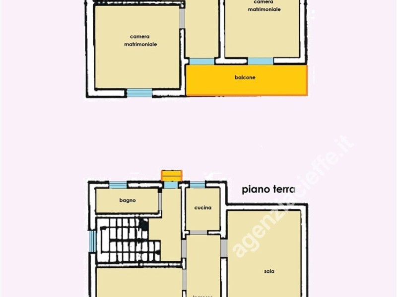 planimetria - Villa singola in vendita a Massa