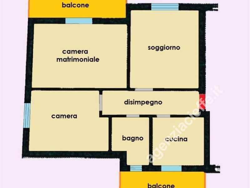planimetria - Appartamento in vendita a Massa
