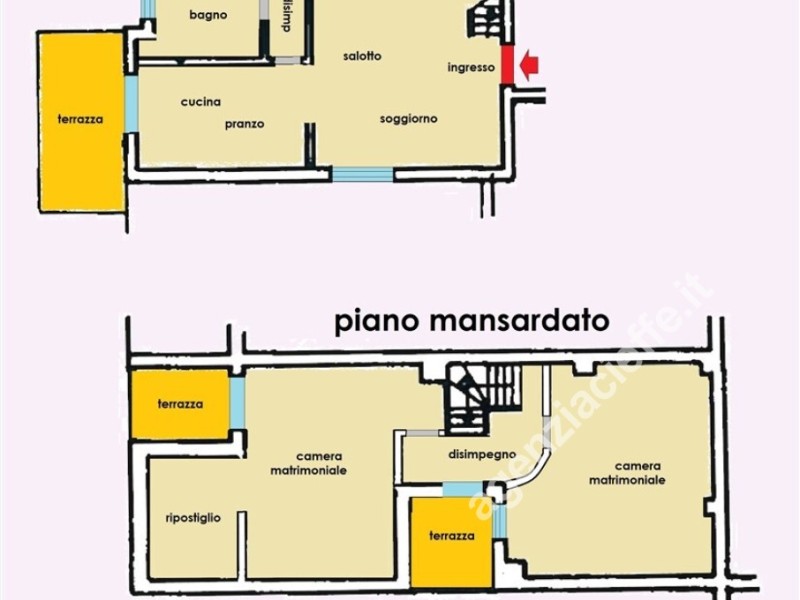 planimetria - Appartamento in vendita a Massa