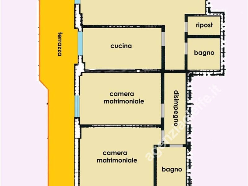 planimetria - Appartamento in vendita a Massa