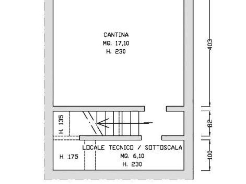 planimetria - Bifamiliare in vendita a Pietrasanta