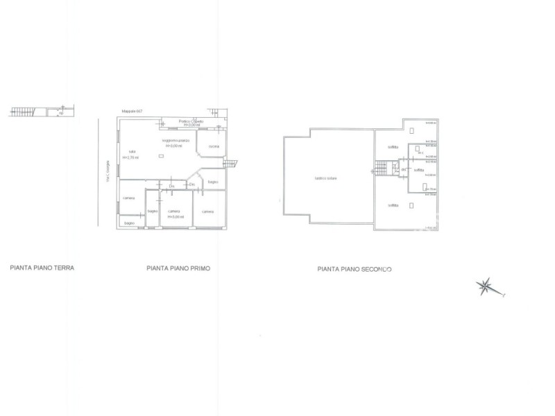 planimetria - Attico in vendita a Forte dei Marmi